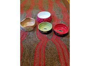 4 Cat / Small Dog Bowls