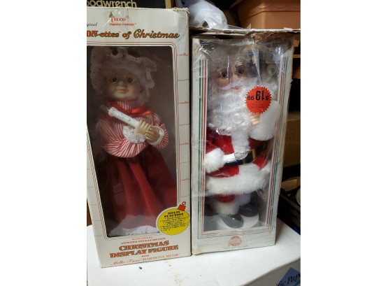 Santa And Mrs Claus Motion Dolls Telco