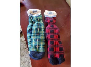 2 Brand New Pair Slipper Socks
