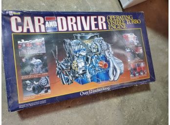 Revell Car And Driver Visible Turbo Engine