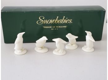 Snow Babies Lot 16 - Parade Of Penguins ONLY 5