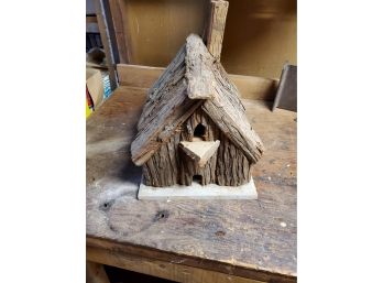 Tree Bark Birdhouse