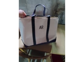 Large Canvas Insulated Bag 'AR'