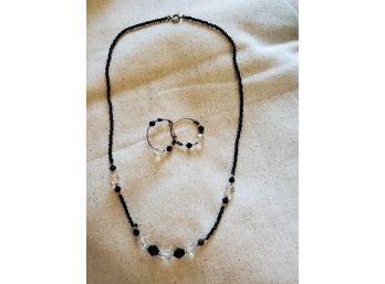 Necklace And Earring Set - 19'
