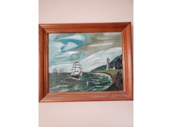 Original Oil Painting- Framed Size 20' X 24'