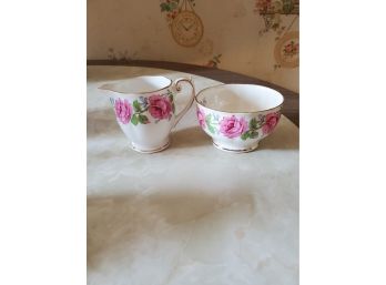 Lady Alexander Rose  Queen Ann Fine China Cup And Saucer