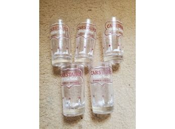 Vintage Carstairs Blended Whiskey - 5 Glasses