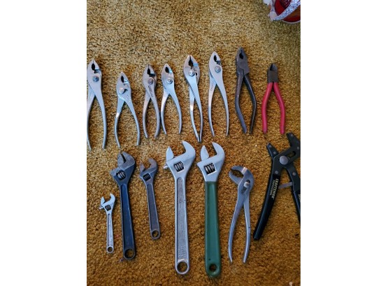 Assorted Wrenches 15 In All