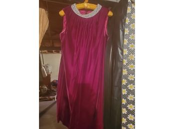 Homemade Velvet Dress Probably Medium