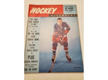 Nov. 1965 Hockey Pictorial- Nice 4 Page Article About Tom Lockhart