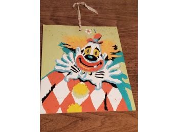 8 X 10 Acrylic Clown Picture