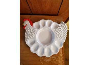 Large Chicken Egg Plate - 14'