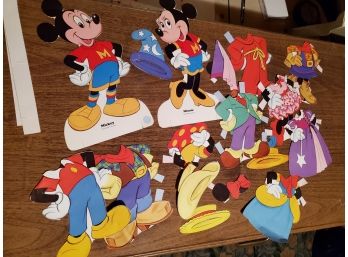 Mickey And Minnie Paper Dolls