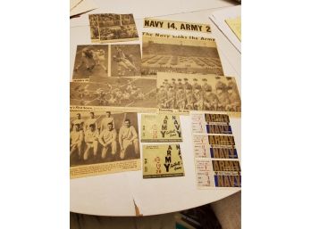 1950 & 1965 Army Navy Game Stubs
