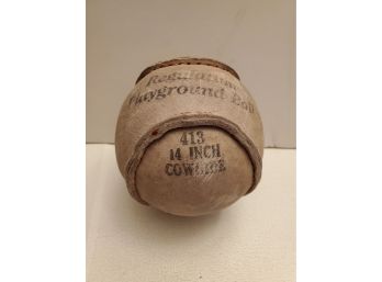 1930s 14 Inch Outerseam Regulation Playground Base Ball - Cowhide