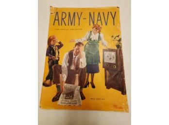 1950 Official Program  Army - Navy - Edge Rips On Cover