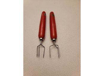 1940s Red Handled Kitchen Tools