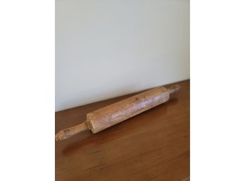 Antique Rolling Pin - One Solid Wood Piece