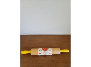#2 Quick Rolling Pin Wood - Made In Denmark  - With Original Wrapper - Has Handle Edge Rub