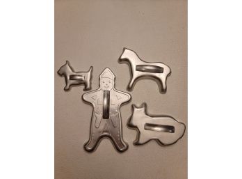 Cookie Cutters- Cowboy, Dog, Horse And Rabbit