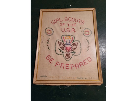 1950s Girlscout Cross Stitch