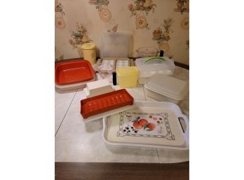 Lot Of Kitchen Containers