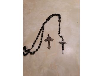 Rosary And Cross