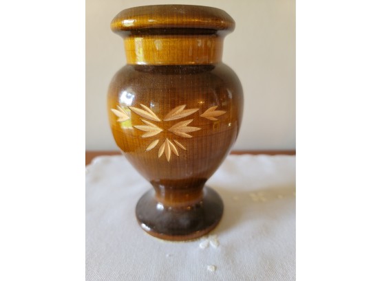 6' Tall Wood Vase