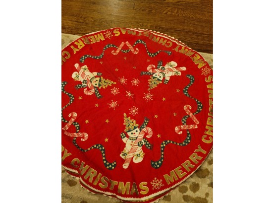 Merry Christmas Small Round Table Cloth 33' Round