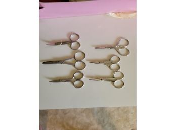 6 Pair Small Scissors