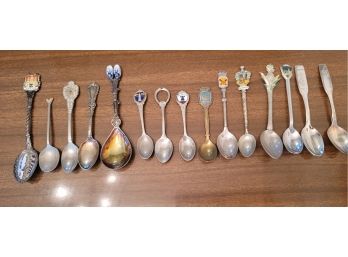 15 Souvenir Spoons