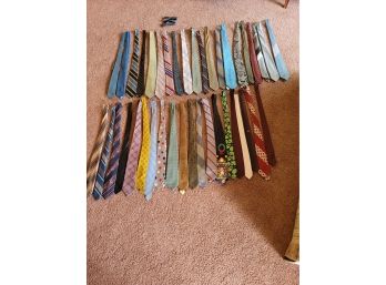 Collection Of Ties And Bow Ties