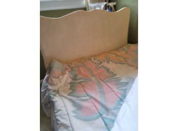 Twin Ivory Headboard With Frame And Mattresses If Wanted