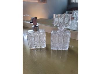 Crystal Perfume /cologne Bottles