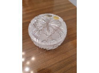 Cut Crystal Covered Dish