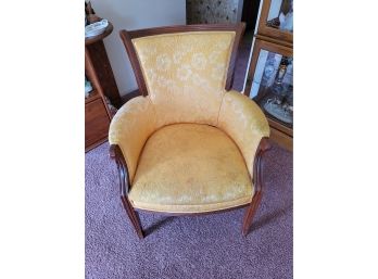 Gorgeous 1940s Curved Side Chair