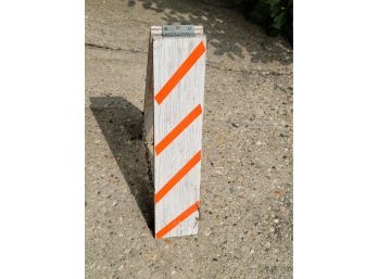Handmade Wooden Caution Sign