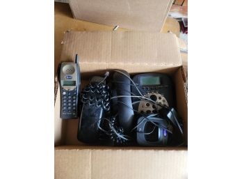 Box Of Old Phones