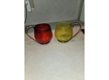 Glass Cups - Candle Holders