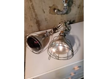 2 Clip On Lamps