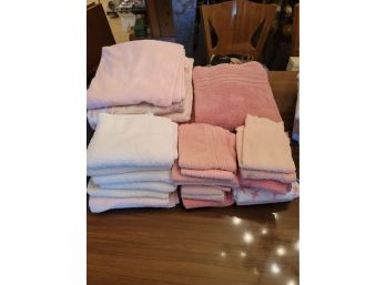 Pink Towels And Washcloths