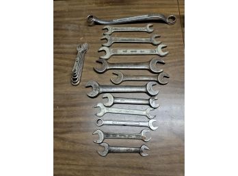 Assorted Wrenches Fairmount, Craftsman, Upland, Williams, Billings, West German