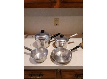 Wear-ever Assorted Pots And Pans 7 Pieces