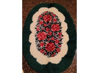 Clean Newly Done Latch Hook Rug