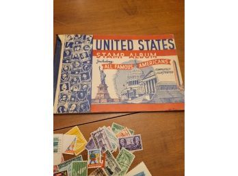 United States Stamp Album - Not Complete