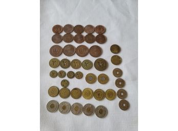 Large Collection Of Old Tokens