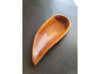 Leaf Shaped Wooden Bowl