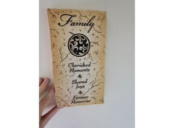 Family Plaque