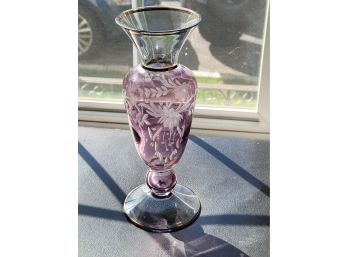 Purple And Gold Vase