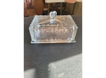 Large Lidded Butter Dish